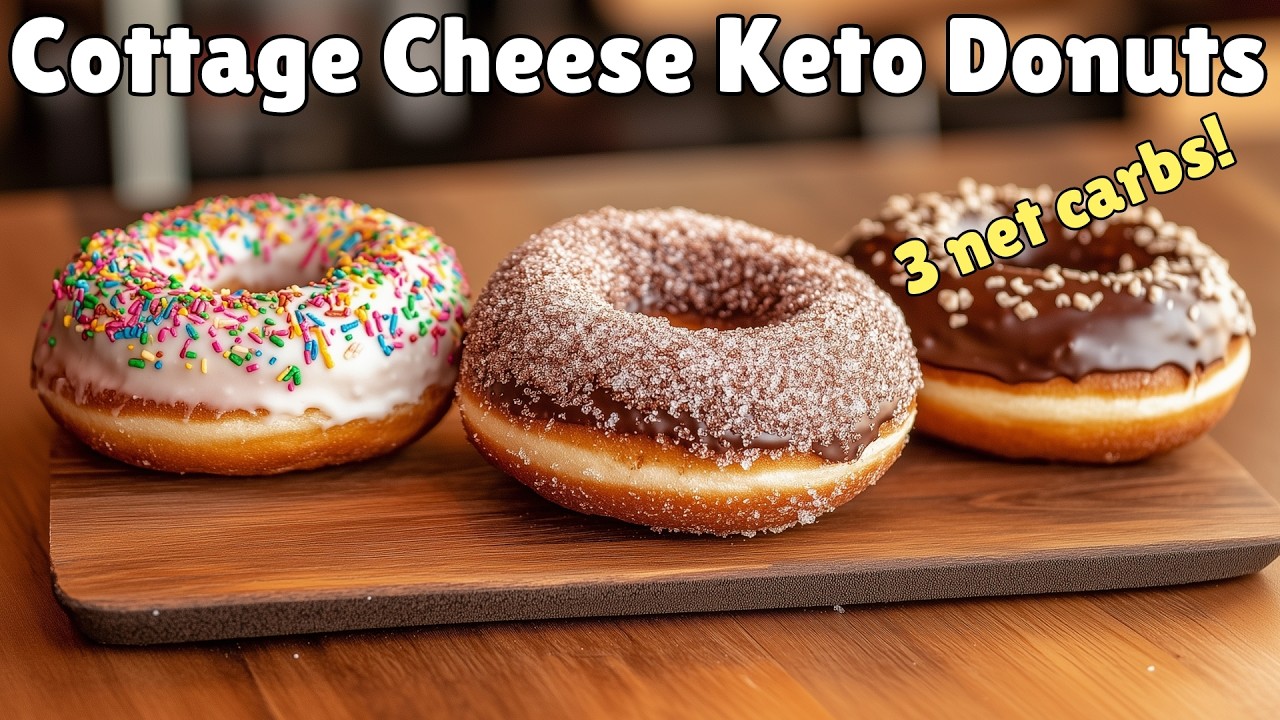 Delicious keto donuts